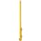 Global Industrial Steel Ladder Safety Post, Yellow Powder Coated 713158 - alternate 1